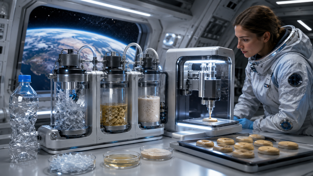 NASA-projekt vil lave astronautmad af plastik – og resultatet ligner en cookie